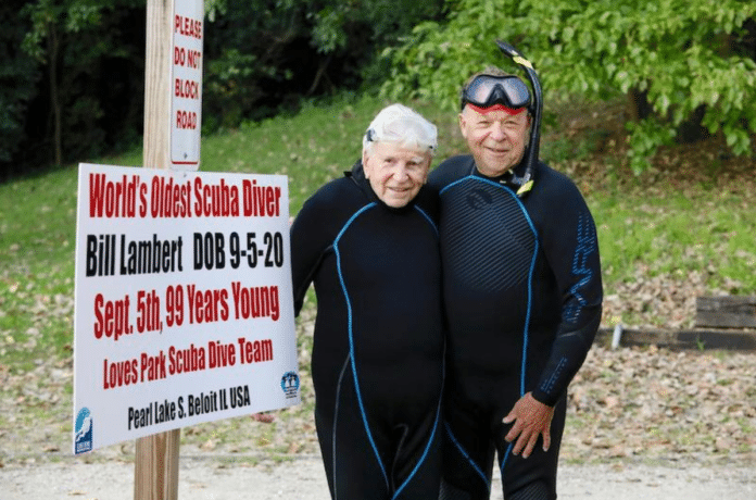 99-Year-Old Diver Sets Record