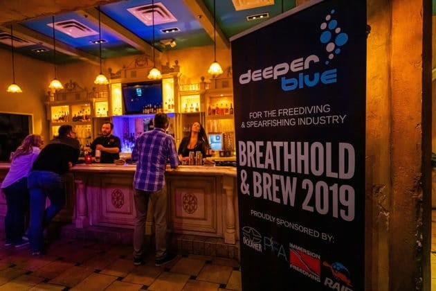 The DeeperBlue.com Breathhold & Brew Industry Party 2019