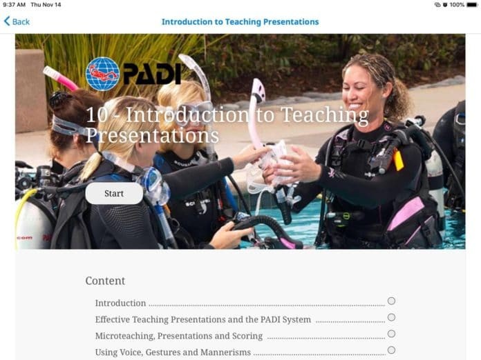 PADI's New, Revamped Instructor Development Course Unveiled At DEMA Show 2019