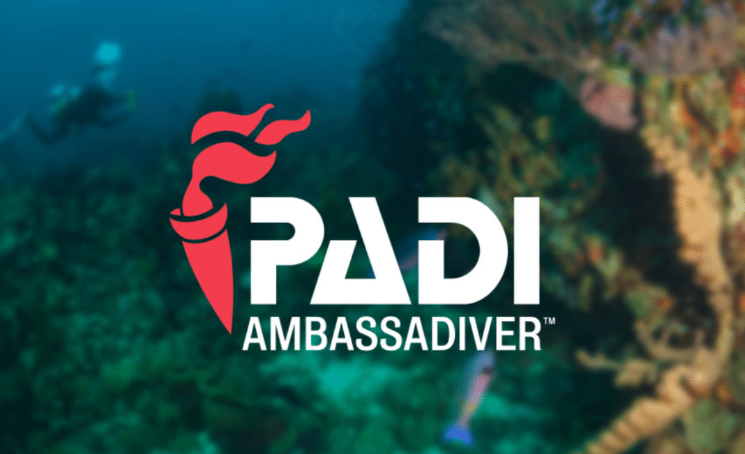 PADI AmbassaDiver 2020 logo