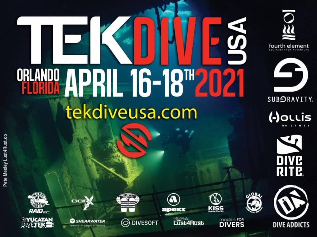 TekDiveUSA Rescheduled To April 2021