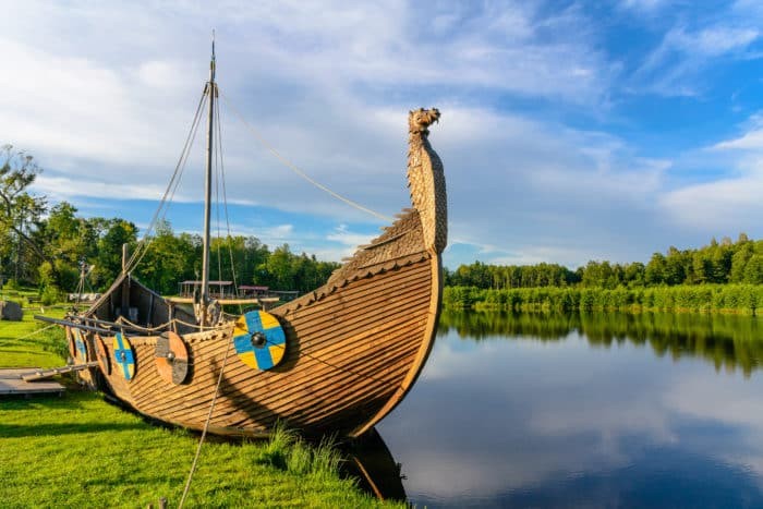 A viking longboat