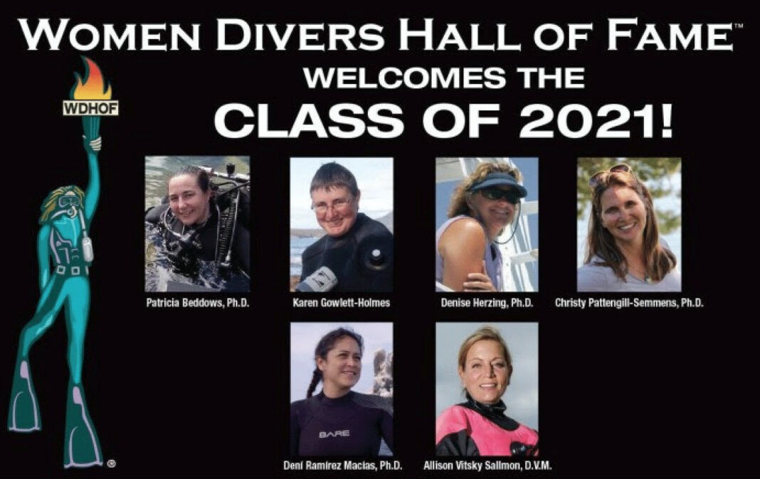 Women Divers Hall of Fame Class of 2021