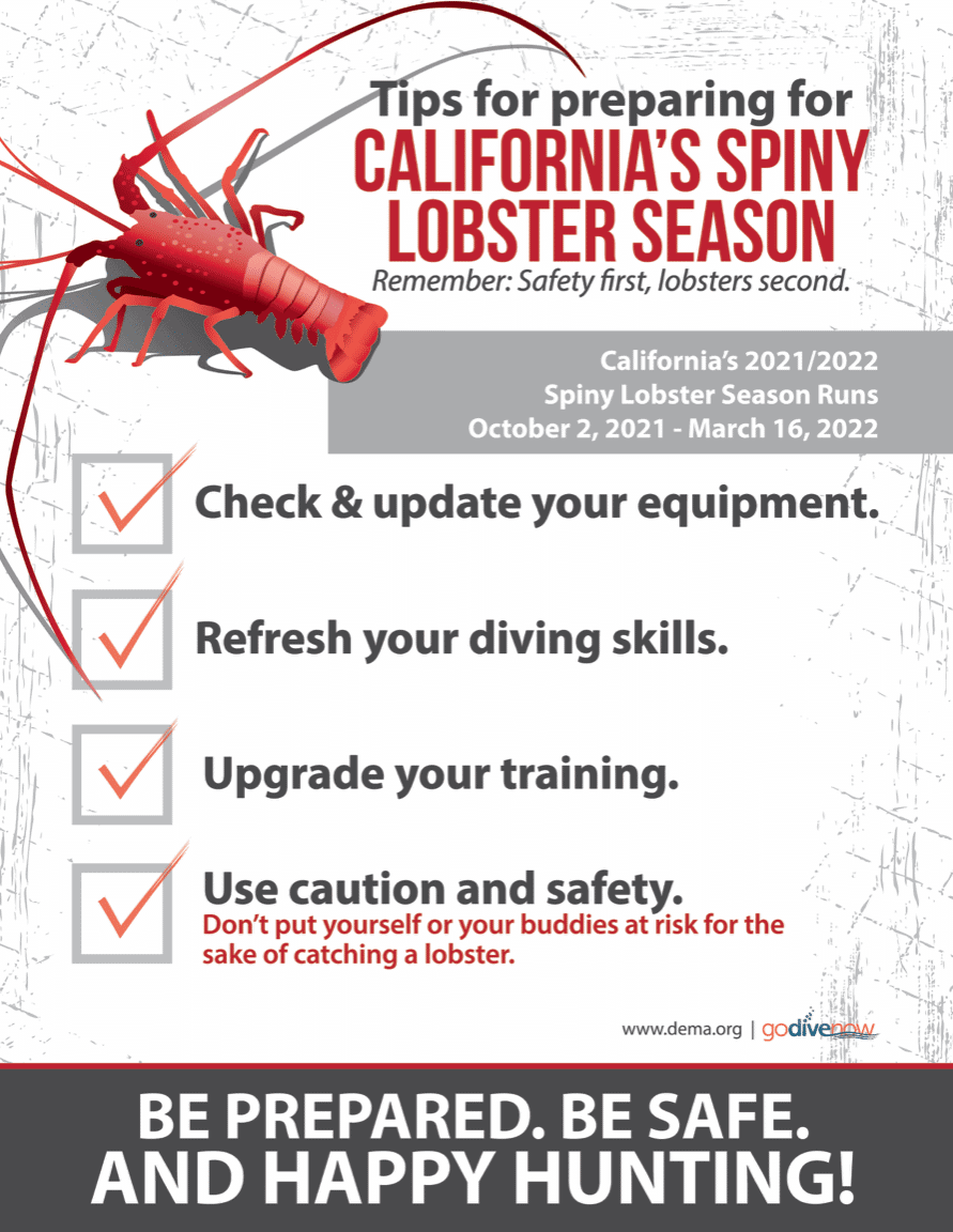 California Spiny Lobster Season Poster
