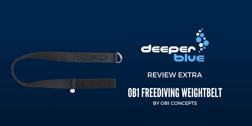 Review Extra OB1 Freediving Weightbelt