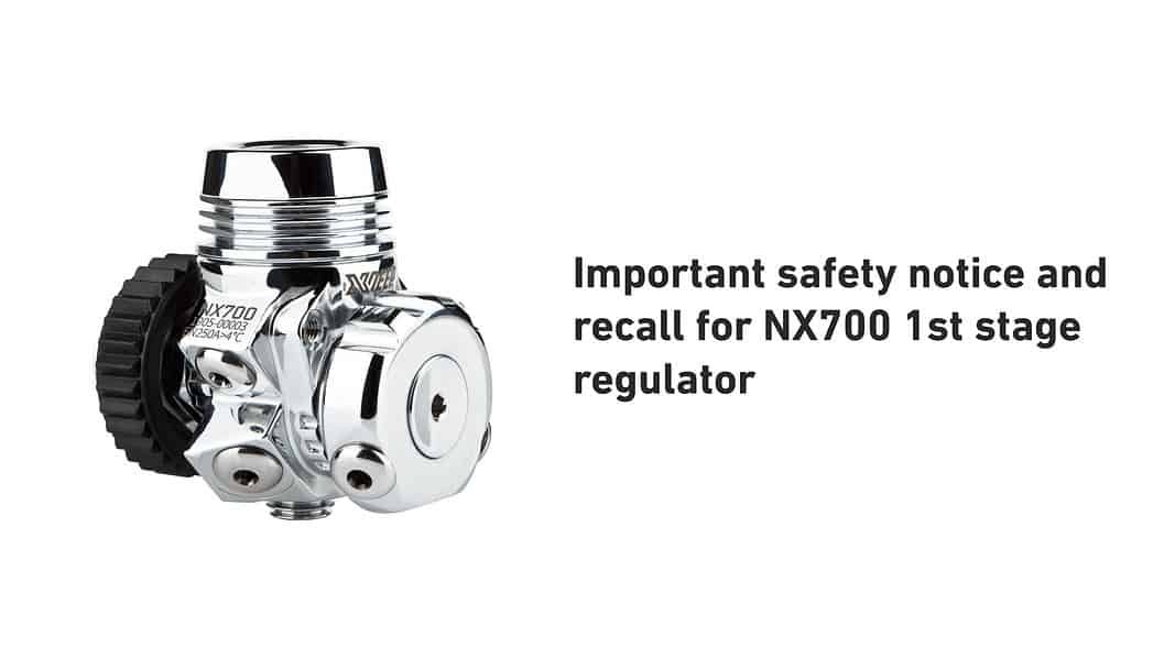XDEEP Recalls NX700 Regulators