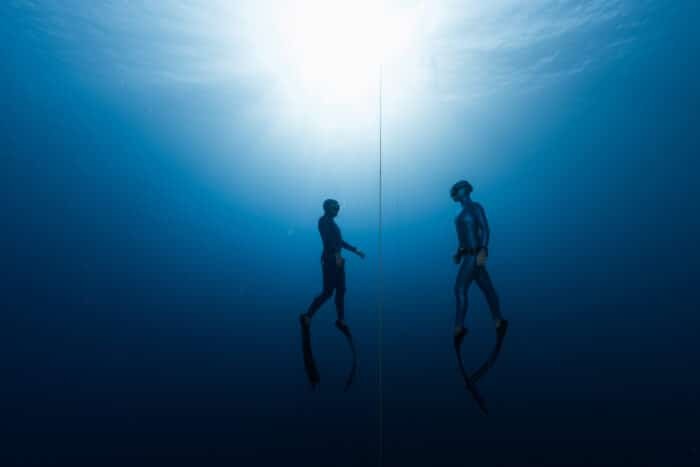 It's important to learn how to dive in FRC from an experienced freediving instructor or coach.