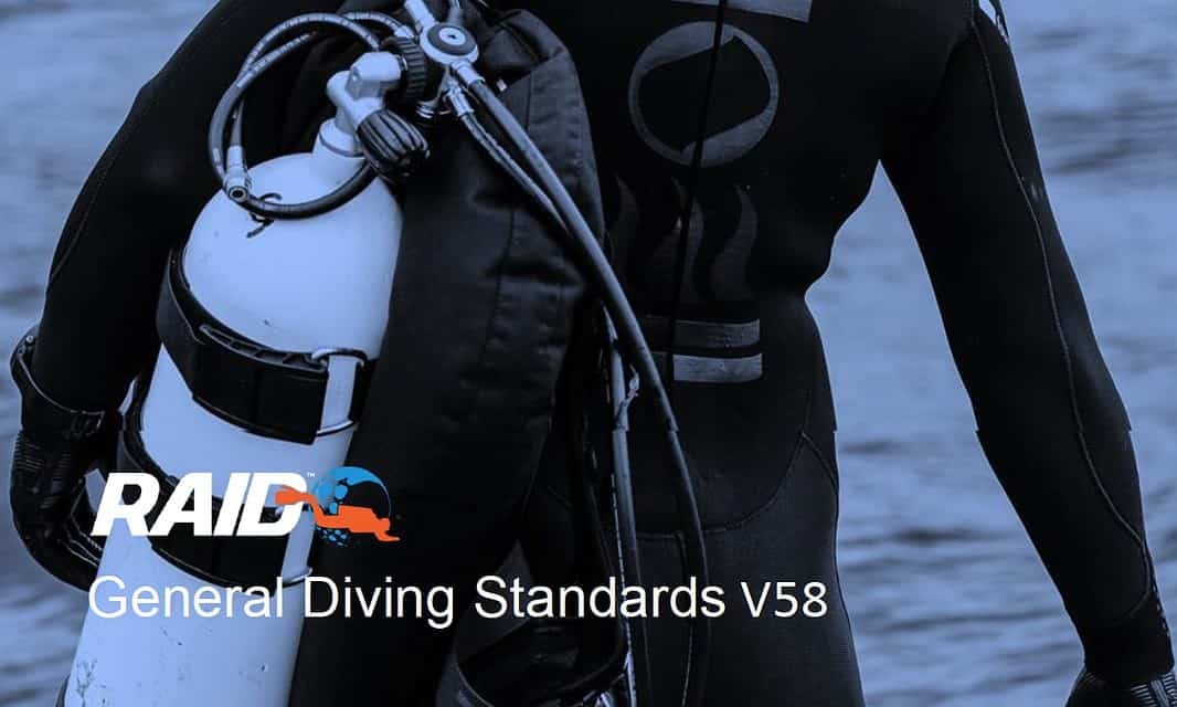 RAID General Diving Standards Version 58