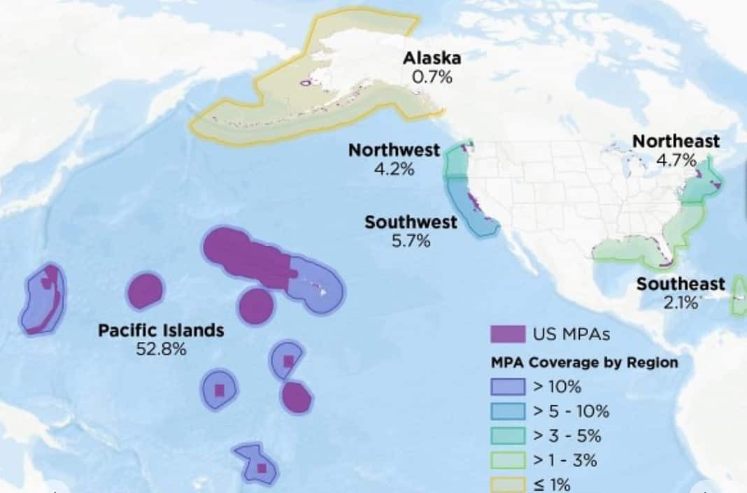 U.S. Marine Protected Areas (Image credit: Frontiers in Marine Science)