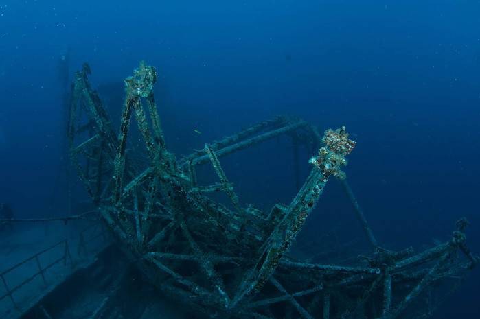 You can see the Vandenberg artificial reef while Scuba Diving Key West