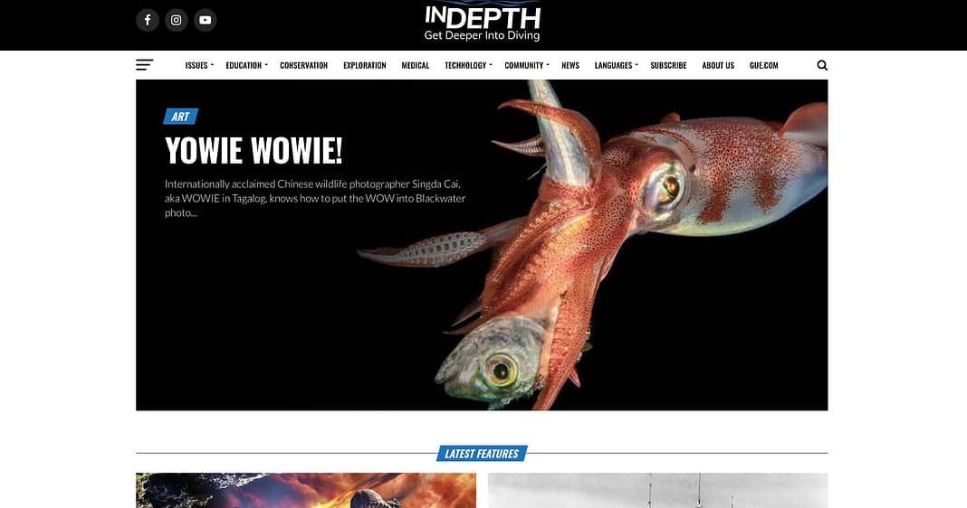 InDepth: Digital Scuba Diving Magazine by Global Underwater Explorers
