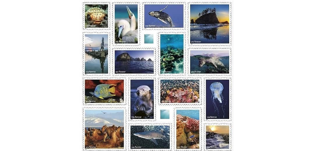 US Postal Services Unveils New National Marine Sanctuaries Stamps