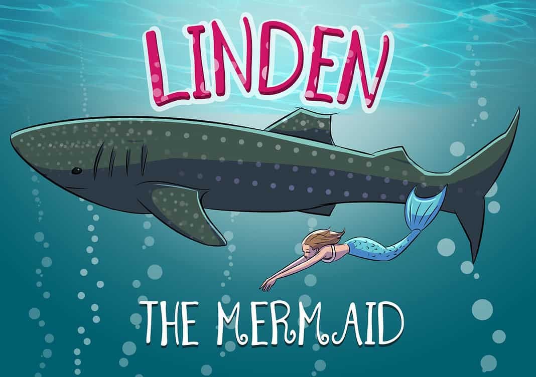'Linden the Mermaid' book (Image courtesy Stonefish Publishing/Linden Wolbert)