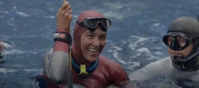 Enchante Gallardo earned a USA Women's National Record on Day 4 of the CMAS World Outdoor Freediving Championship