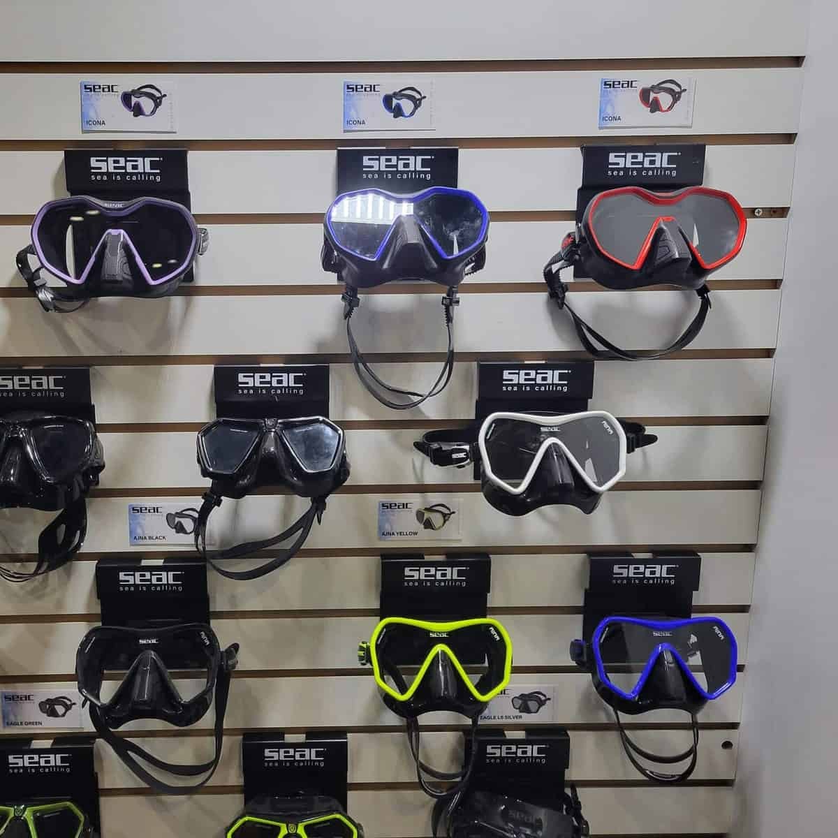 New SEAC dive masks at DEMA Show 2022