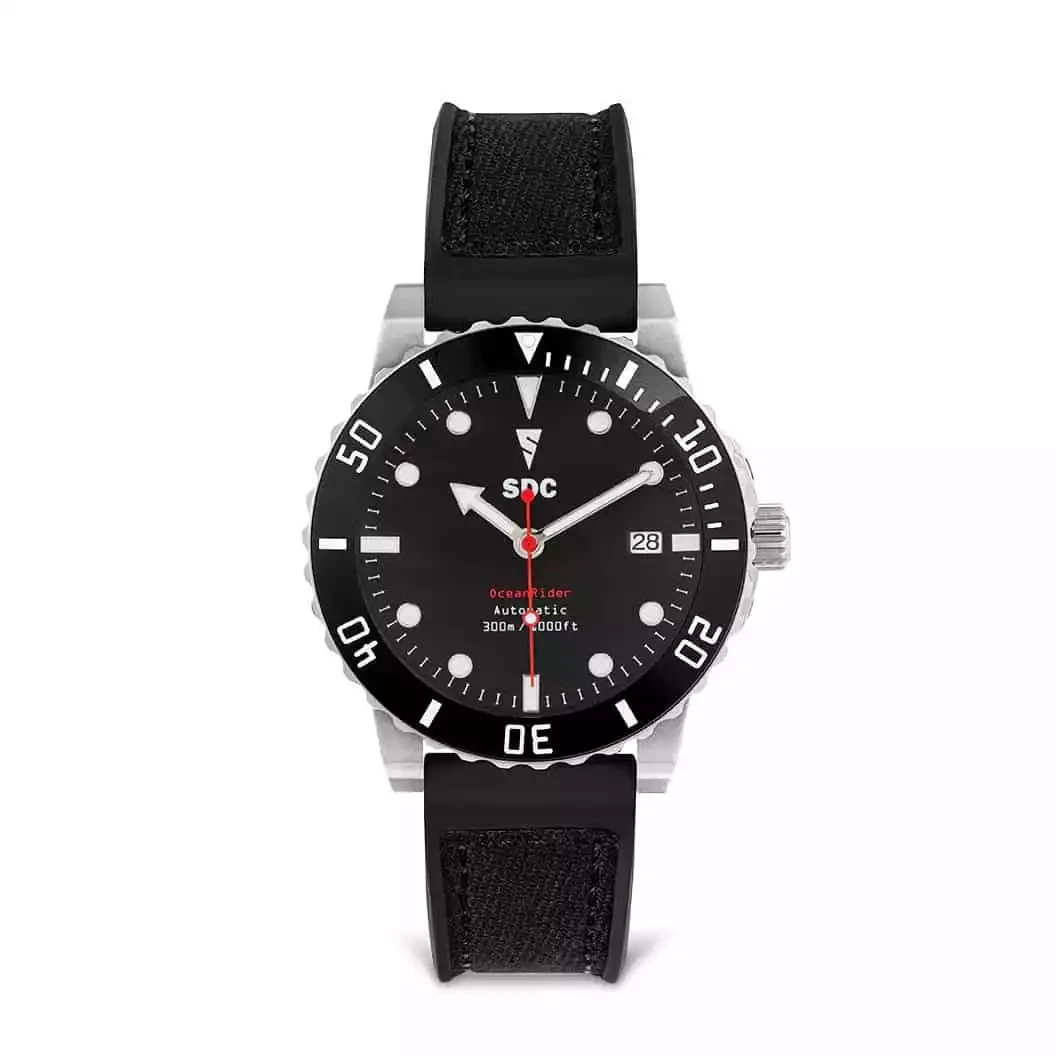OceanRider Black Tip Watch - SDC Watches