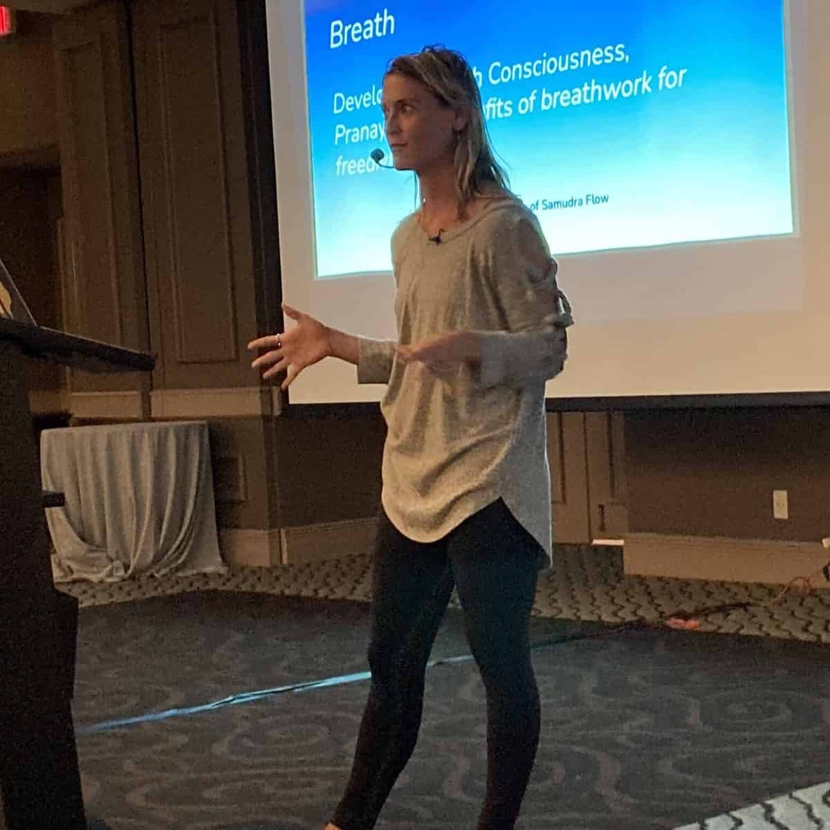 Allie Reilly at 321FREEDIVE Conference