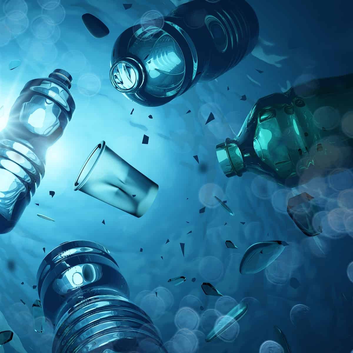 Plastic Ocean Pollution And Microplastics (AdobeStock)