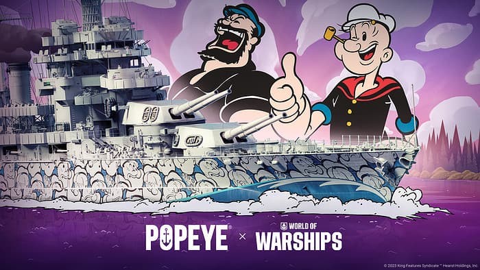World of Warships and Popeye